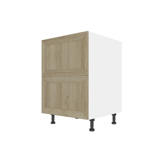 Eklipse Coral 23.94-in X 34.75-in X 24.38-in Particleboard 2-Drawer Kitchen Base Cabinet 2 Eklipse Coral 23.94-in X 34.75-in X 24.38-in Particleboard 2-Drawer Kitchen Base Cabinet - Image 2
