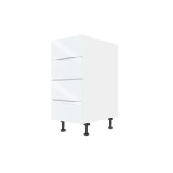 Eklipse Topaz 15.13-in X 34.75-in X 24.38-in Particleboard 4-Drawer Kitchen Base Cabinet