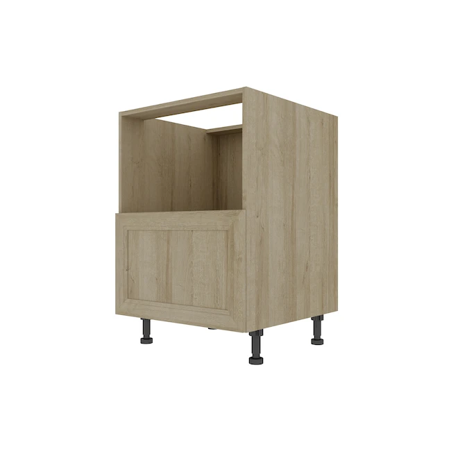 Eklipse Coral 23.94-in X 34.75-in X 24.38-in Particleboard 1-Drawer Microwave Base Cabinet 1 Eklipse Coral 23.94-in X 34.75-in X 24.38-in Particleboard 1-Drawer Microwave Base Cabinet