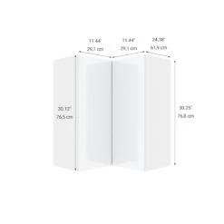 Eklipse Topaz 24.25-in X 30.25-in X 24.25-in Particleboard 2-Door Kitchen Wall Cabinet 7 Eklipse Topaz 24.25-in X 30.25-in X 24.25-in Particleboard 2-Door Kitchen Wall Cabinet -Alliedbas Shop 75396835b L