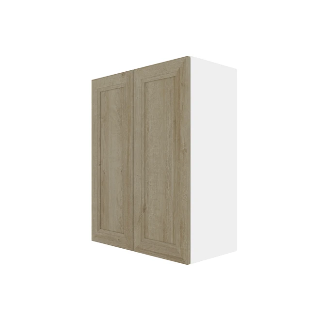 Eklipse Coral 23.94-in X 30.25-in X 12.38-in Particleboard 2-Door Kitchen Wall Cabinet 4 Eklipse Coral 23.94-in X 30.25-in X 12.38-in Particleboard 2-Door Kitchen Wall Cabinet - Image 4
