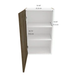 Eklipse Ruby 17.94-in X 30.25-in X 12.38-in Particleboard 1-Door Kitchen Wall Cabinet