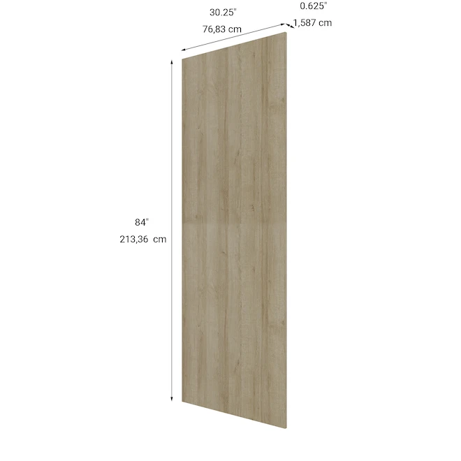 Eklipse Coral 30.25-in X 84-in X 0.63-in Finishing Utility And Pantry Cabinet Panel 1 Eklipse Coral 30.25-in X 84-in X 0.63-in Finishing Utility And Pantry Cabinet Panel