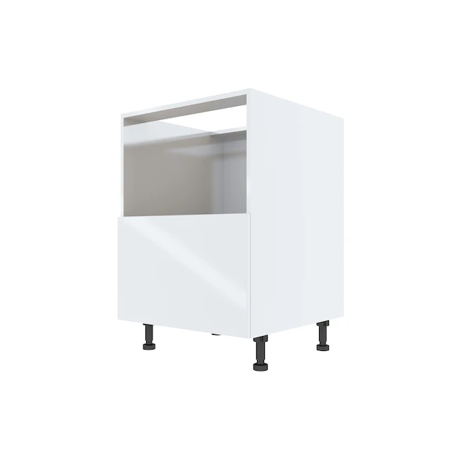 Eklipse Topaz 23.94-in X 34.75-in X 24.38-in Particleboard 1-Drawer Microwave Base Cabinet 2 Eklipse Topaz 23.94-in X 34.75-in X 24.38-in Particleboard 1-Drawer Microwave Base Cabinet - Image 2