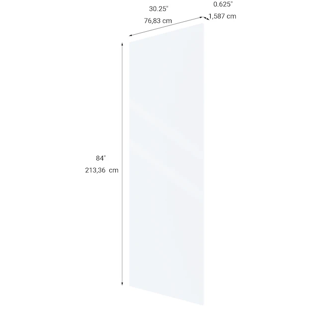 Eklipse Topaz 30.25-in X 84-in X 0.63-in Finishing Utility And Pantry Cabinet Panel 1 Eklipse Topaz 30.25-in X 84-in X 0.63-in Finishing Utility And Pantry Cabinet Panel