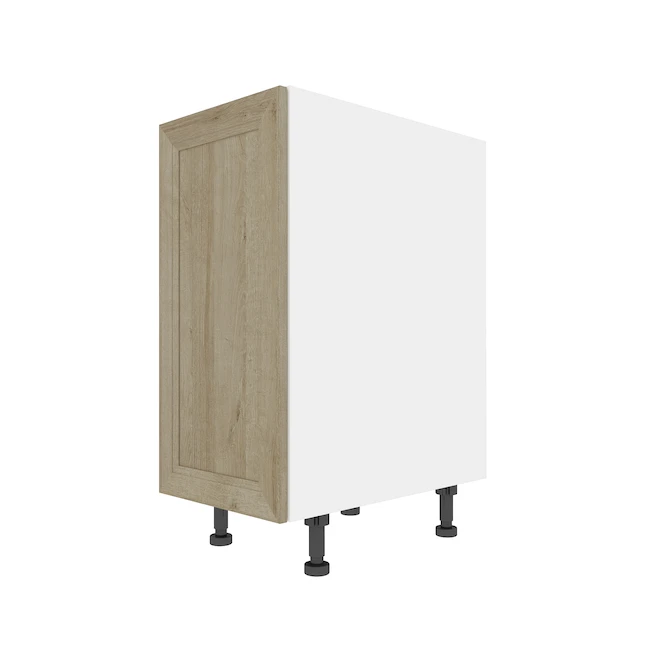 Eklipse Coral 15.13-in X 34.75-in X 24.38-in Particleboard 1-Door Kitchen Base Cabinet 1 Eklipse Coral 15.13-in X 34.75-in X 24.38-in Particleboard 1-Door Kitchen Base Cabinet