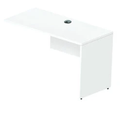Eklipse Perle 24 X 48-in White Office Reversible Desktop