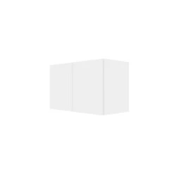 Eklipse Moonstone 2-Door Top Cabinet - 23.94-in W X 15.13-in H X 12.38-in D - White -Alliedbas Shop 75396886 L