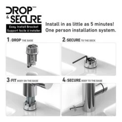 ALLEN + ROTH Project Source Pull-Out Kitchen Faucet - Single-Lever - Chrome Finish 5 ALLEN + ROTH Project Source Pull-Out Kitchen Faucet - Single-Lever - Chrome Finish -Alliedbas Shop 80375157da L