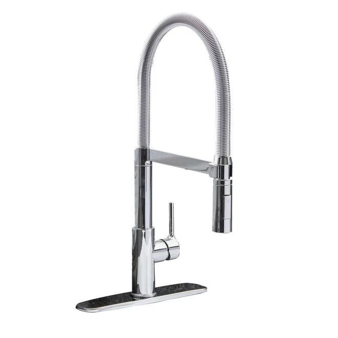 Allen + Roth Rhys Kitchen Faucet - Swing Arm - 1-Handle - Polished Chrome 1 Allen + Roth Rhys Kitchen Faucet - Swing Arm - 1-Handle - Polished Chrome